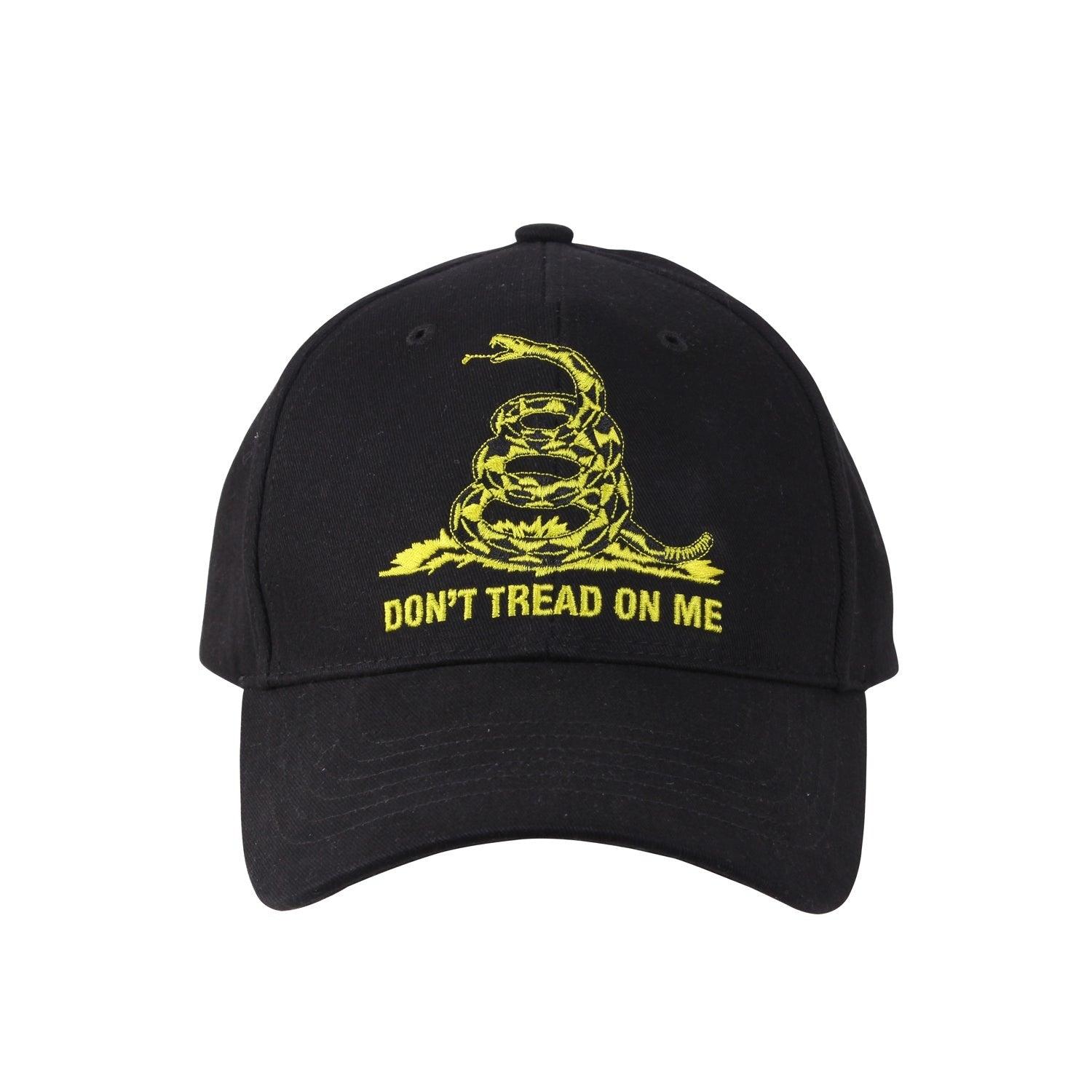 Don't Tread On Me Black Gadsden Snake Cap