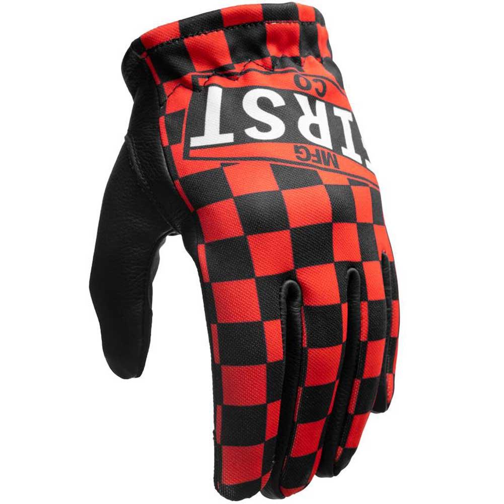 First Mfg Clutch Short Wrist Motorcycle Riding Gloves