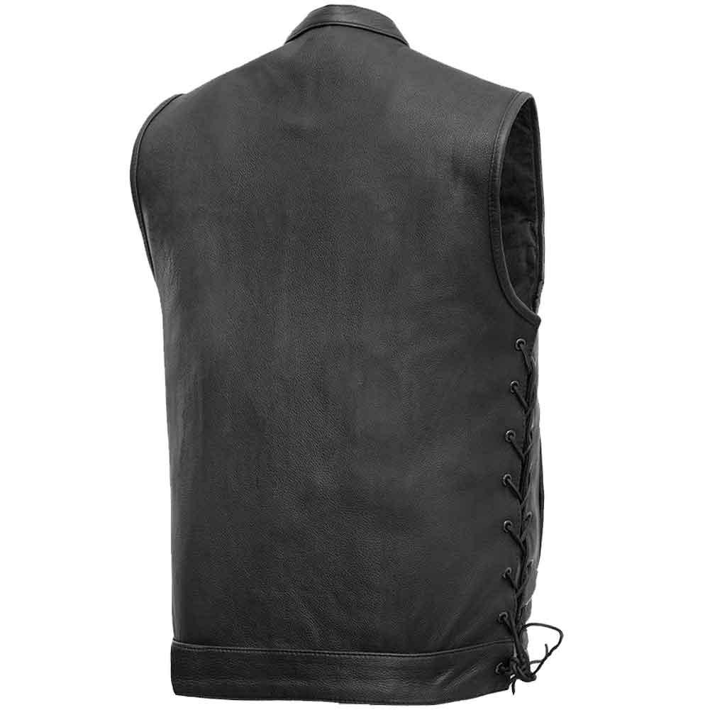 First Mfg Mens Sniper Concealed Carry Leather Vest