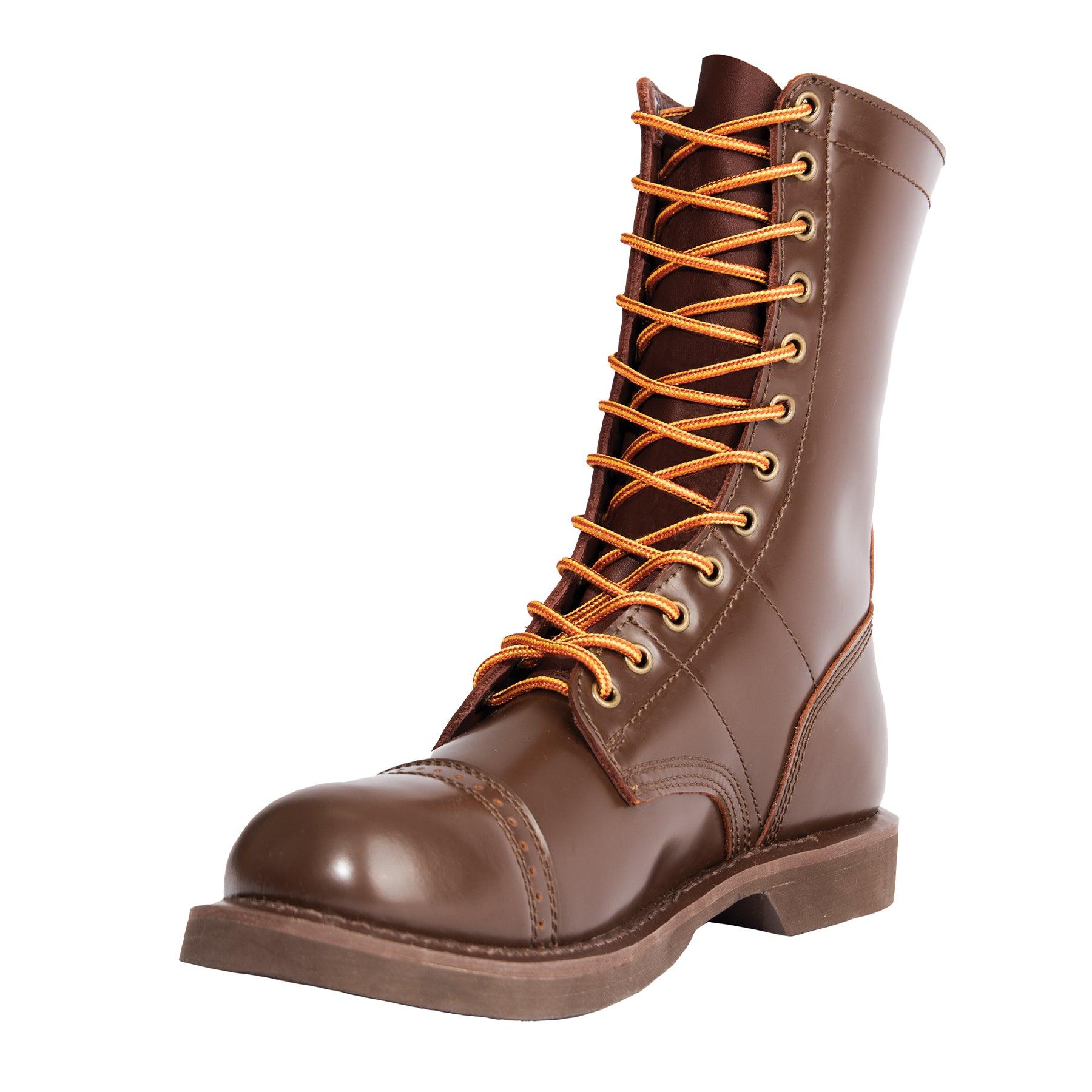 Rothco Brown Leather Jump Boot - 10 Inches