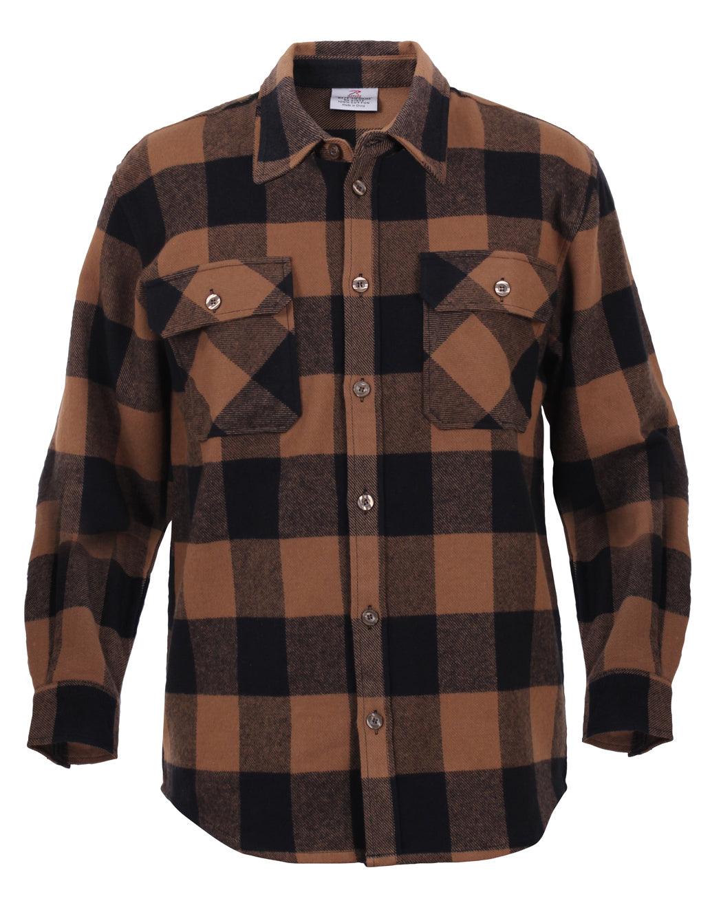 Rothco Extra Heavyweight Buffalo Plaid Flannel Shirt