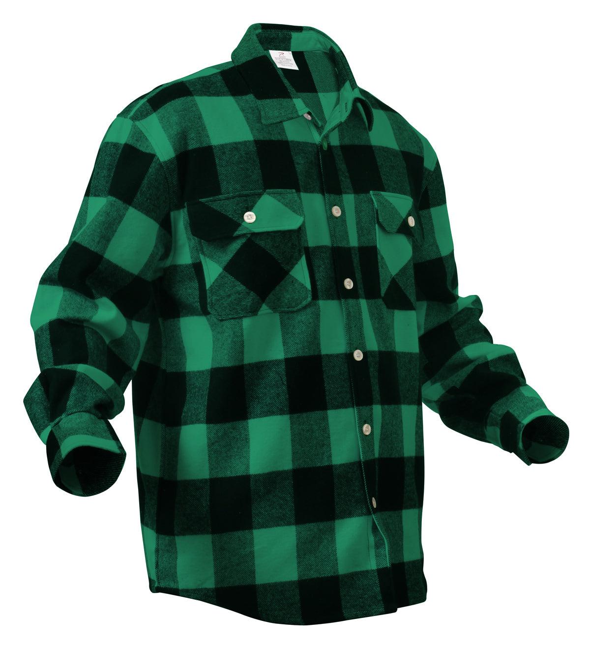 Rothco Extra Heavyweight Buffalo Plaid Flannel Shirt