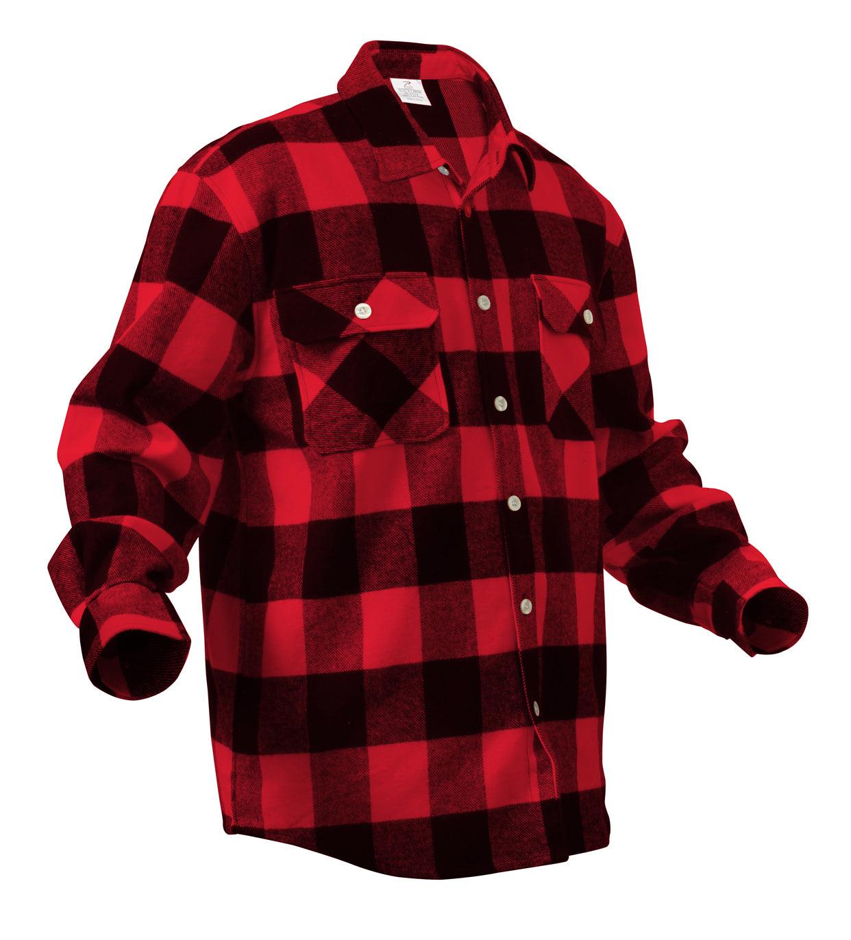 Rothco Extra Heavyweight Buffalo Plaid Flannel Shirt