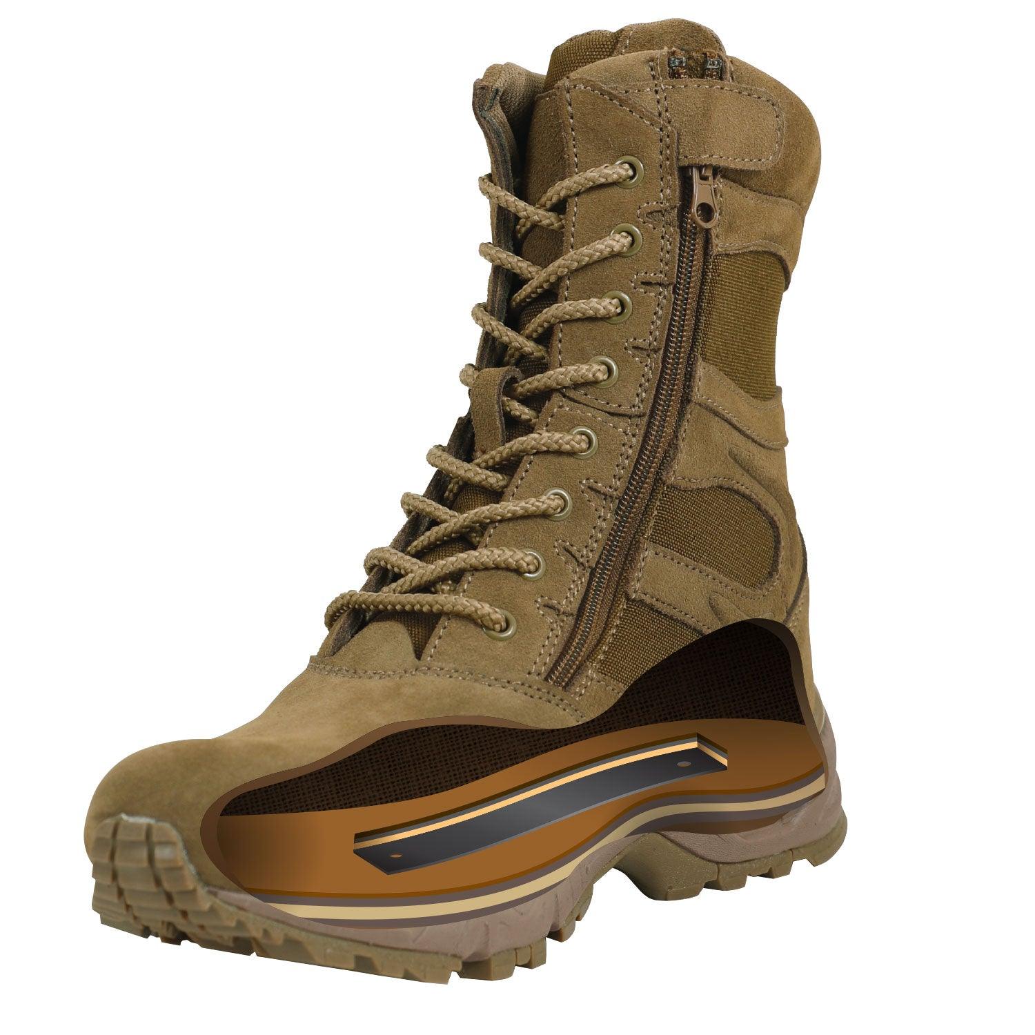 Rothco Forced Entry Deployment Boots With Side Zipper