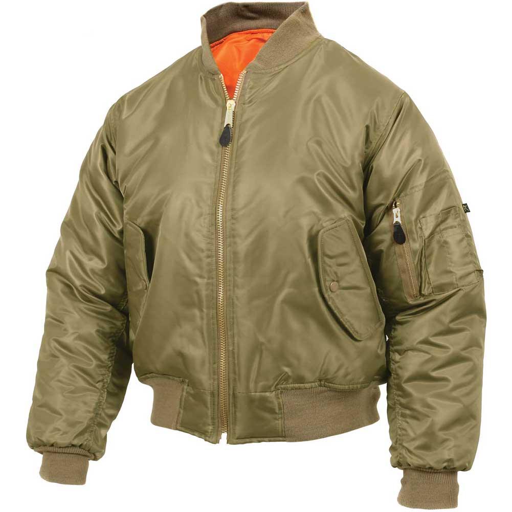 Rothco Mens Classic MA-1 Nylon Flight Jacket