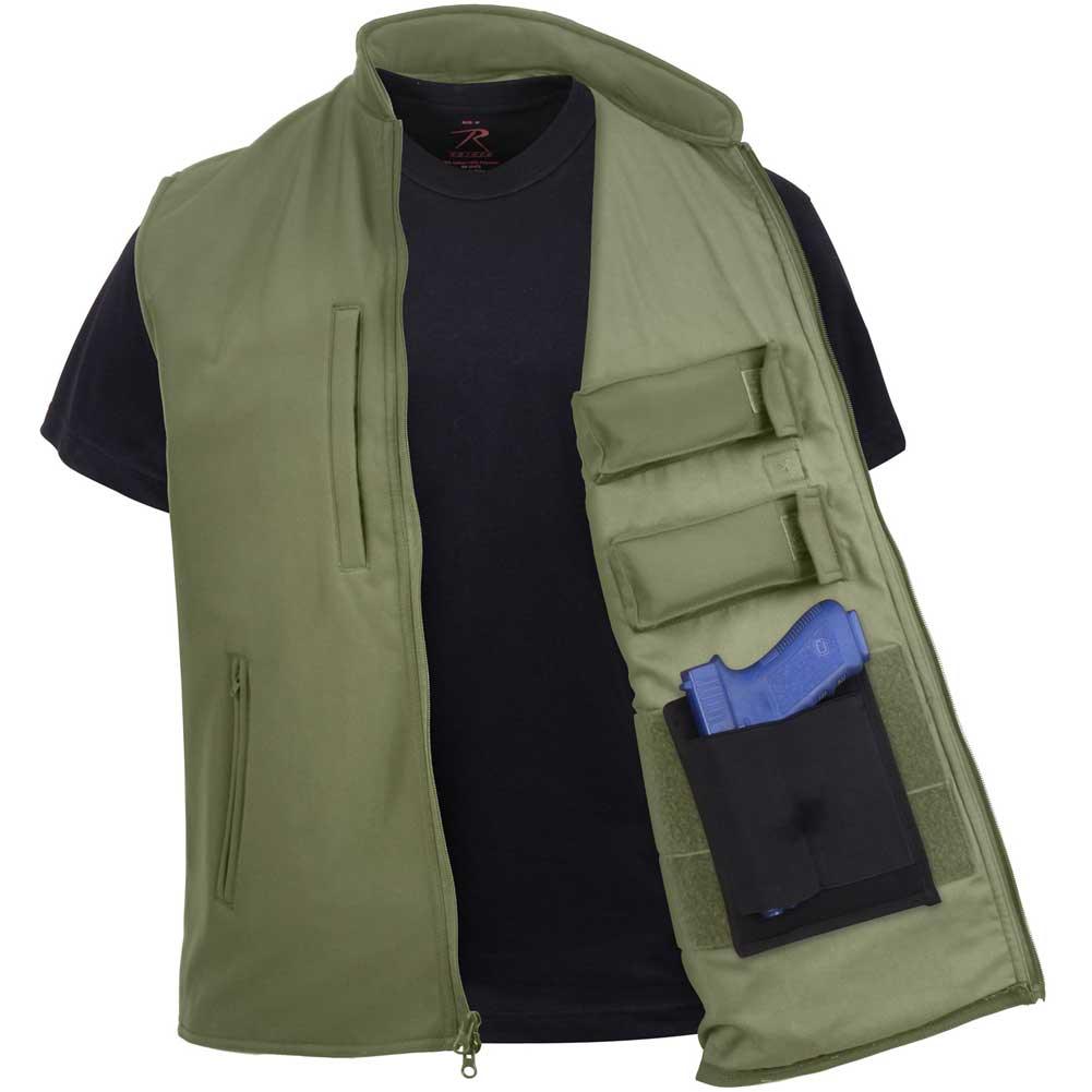 Rothco Mens Concealed Carry Soft Shell Vest