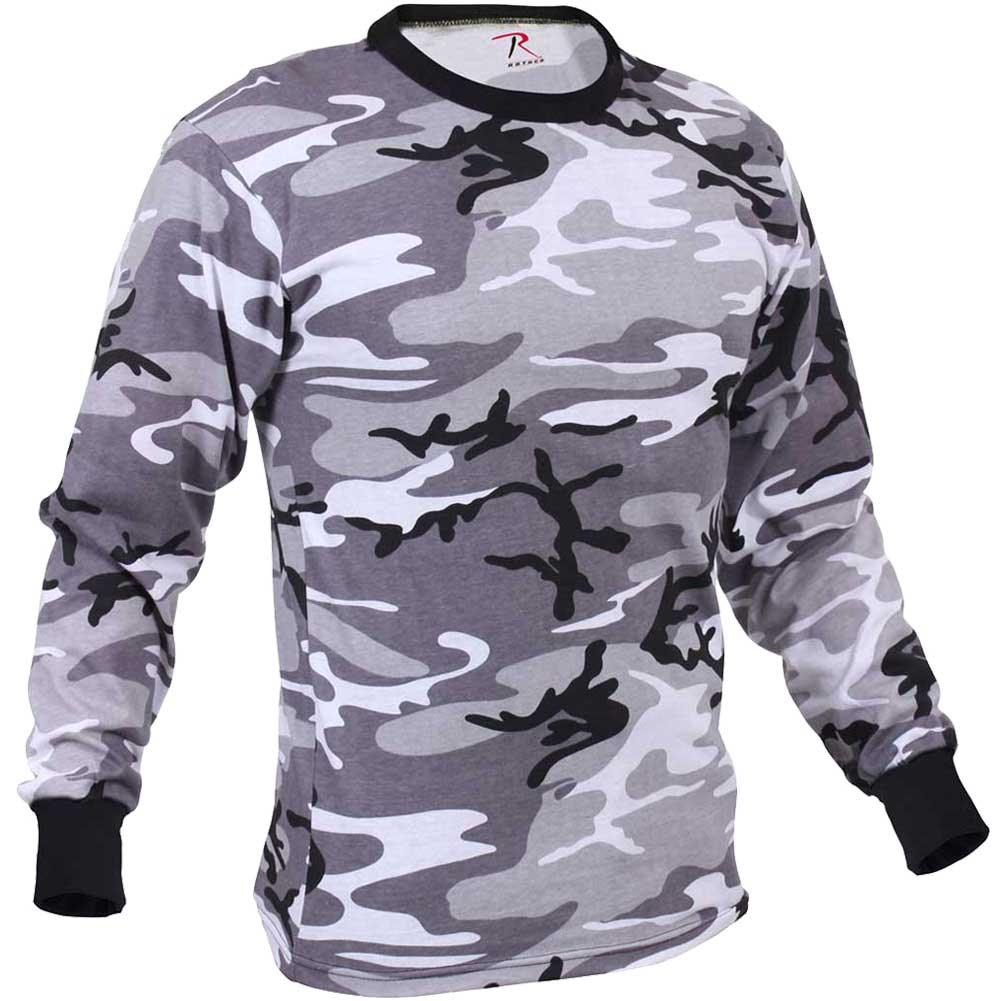 Rothco Mens Long Sleeve Tactical Camouflage Shirt