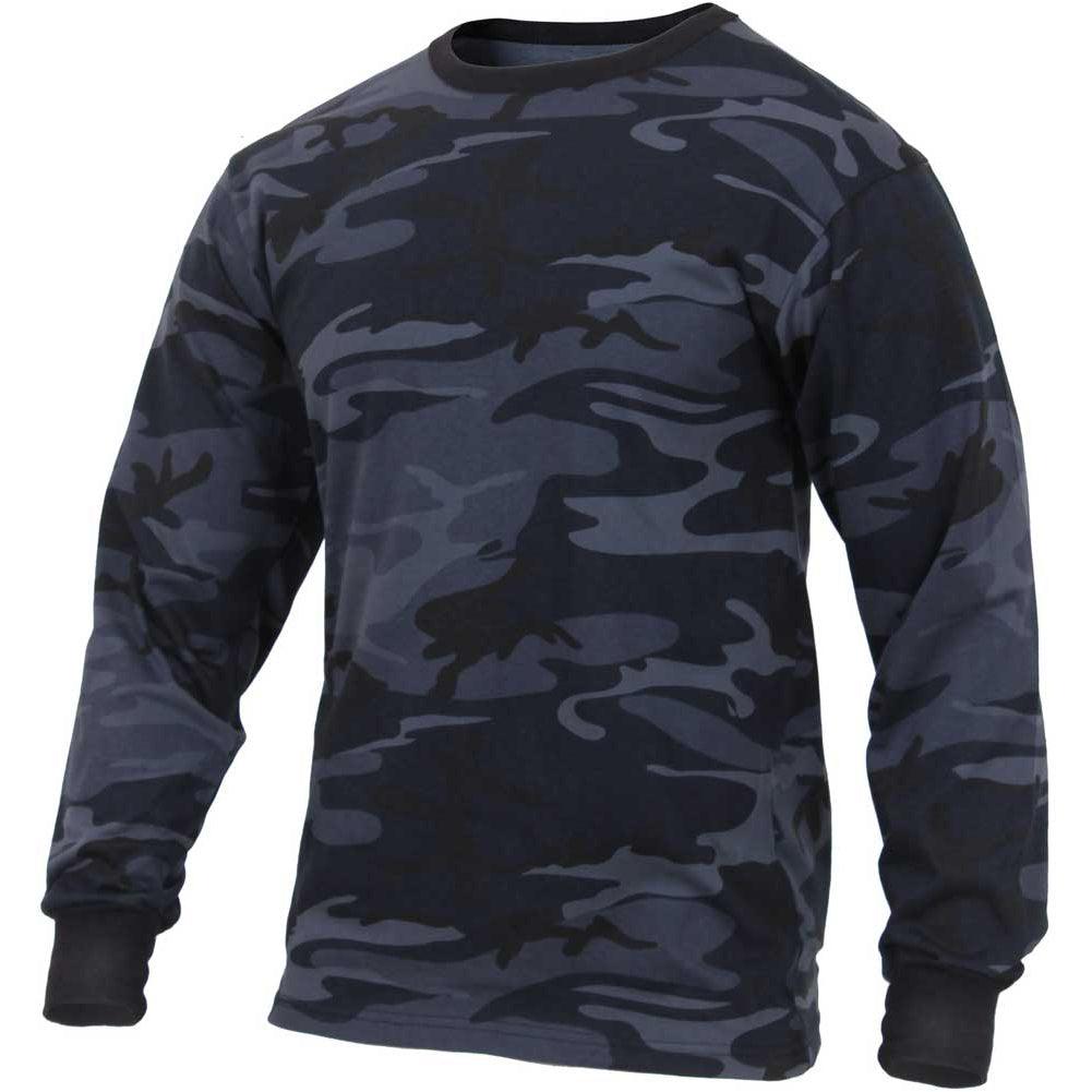 Rothco Mens Long Sleeve Tactical Camouflage Shirt