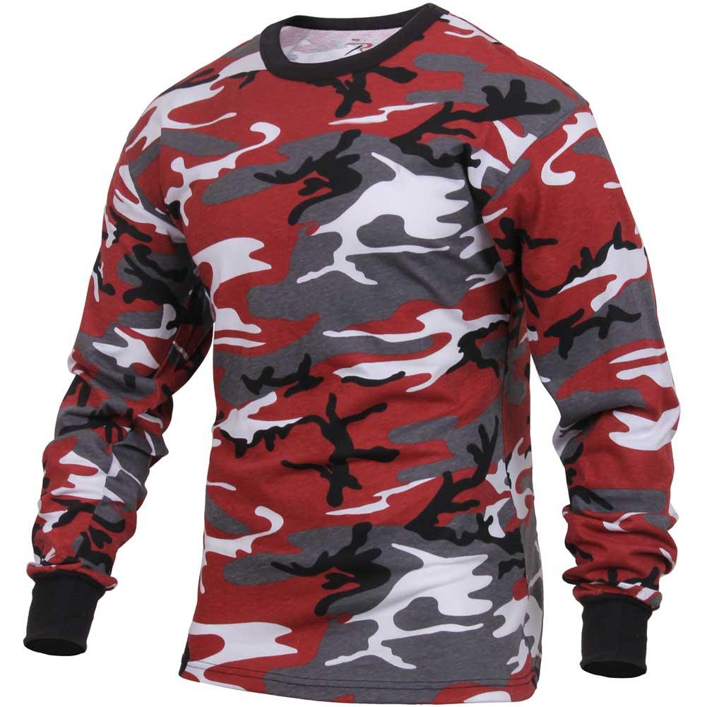 Rothco Mens Long Sleeve Tactical Camouflage Shirt