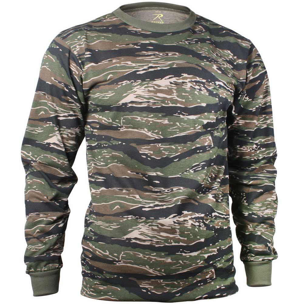 Rothco Mens Long Sleeve Tactical Camouflage Shirt