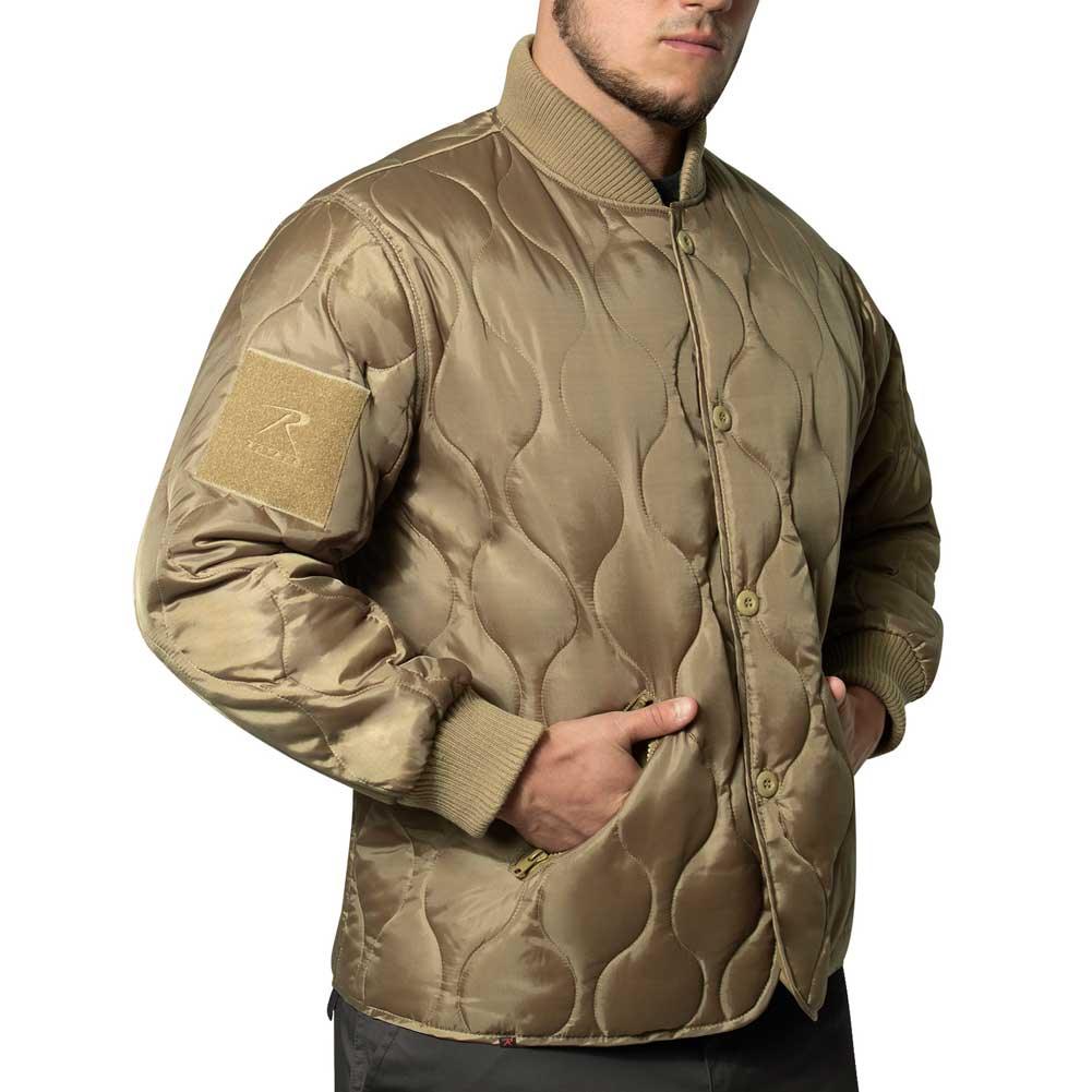 Rothco Mens Nylon Quilted Woobie Jacket