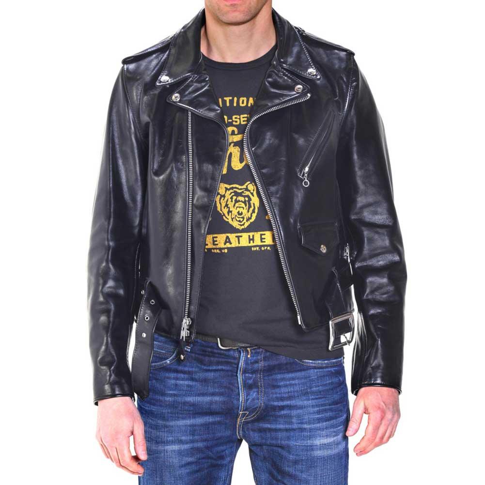 Schott NYC Mens 618HH Horsehide Perfecto Motorcycle Jacket