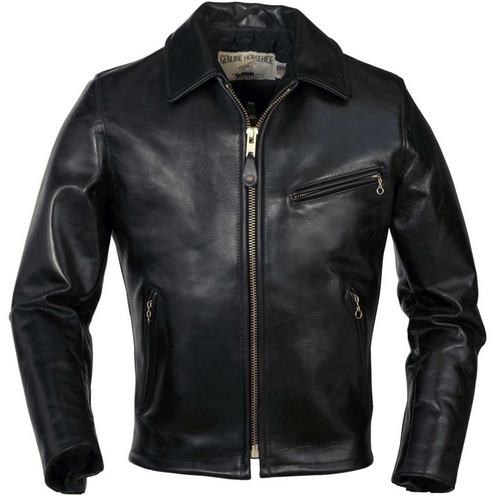 Schott NYC Mens 689H Tracker Horsehide Motorcycle Jacket