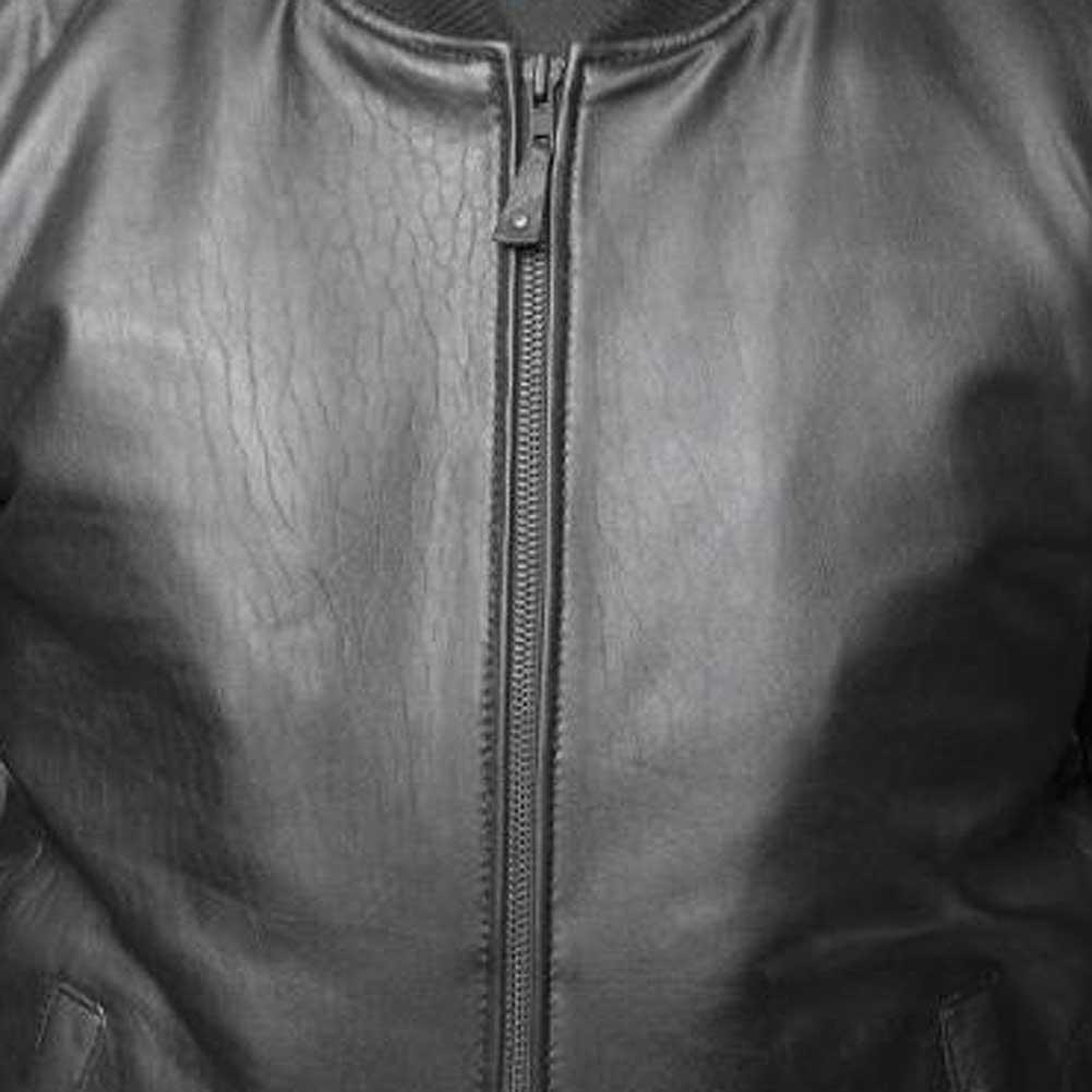 Whet Blu Mens Dravis New Zealand Lambskin Bomber Jacket