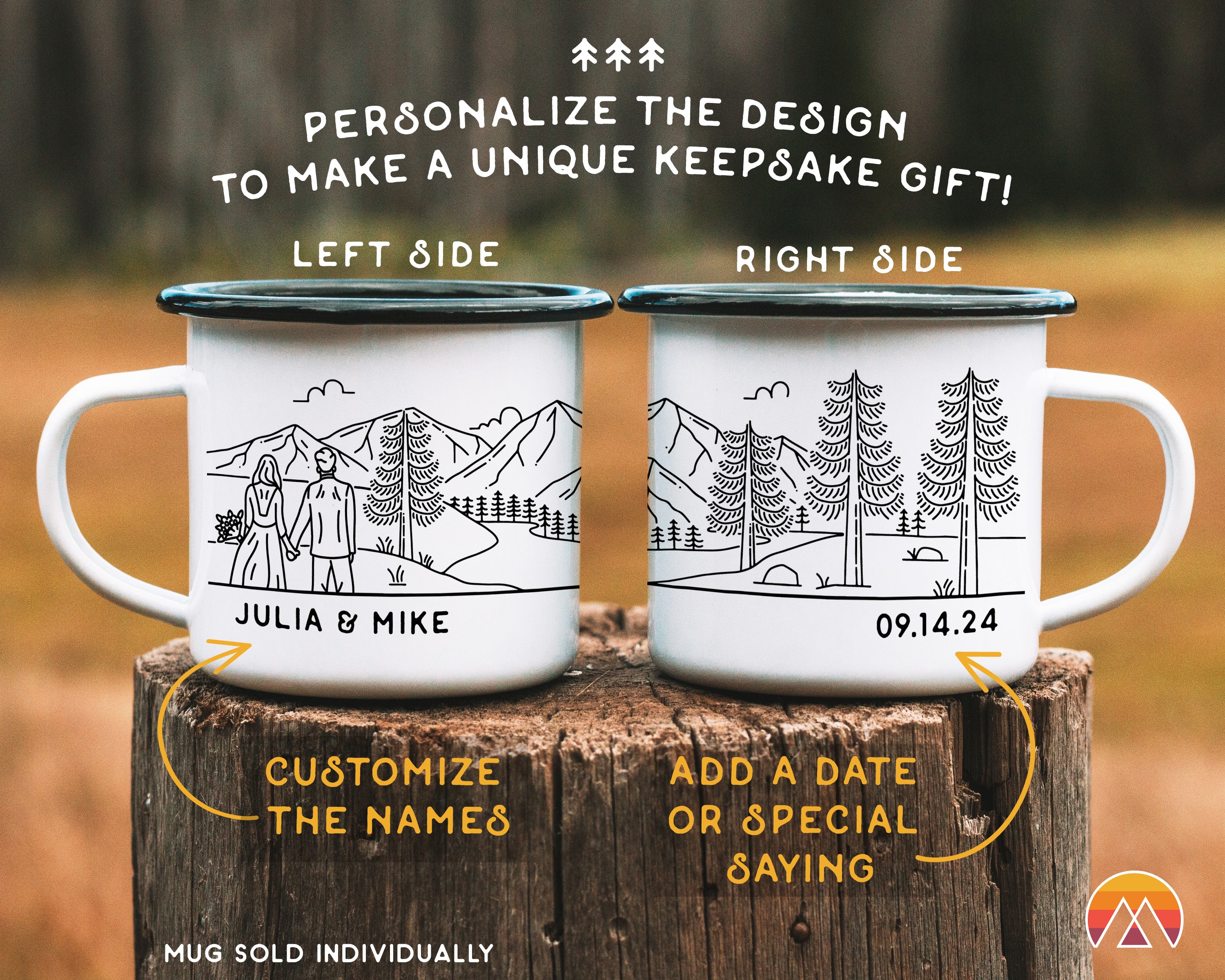 Outdoor Inspiration Personalized Camping Mug