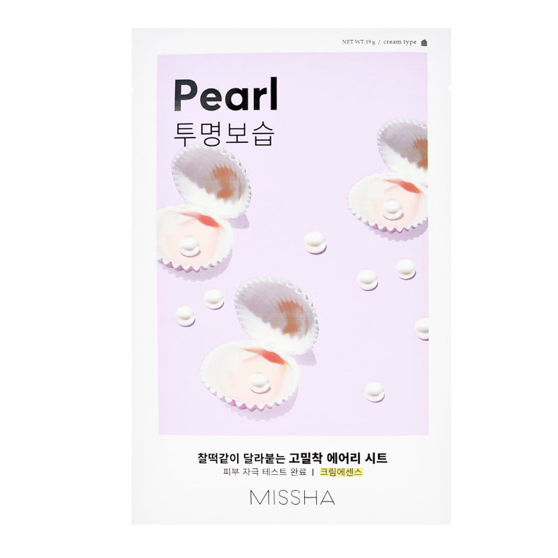Airy Fit Sheet Mask PEARL - Peaches&Crème K-Beauty and Skincare