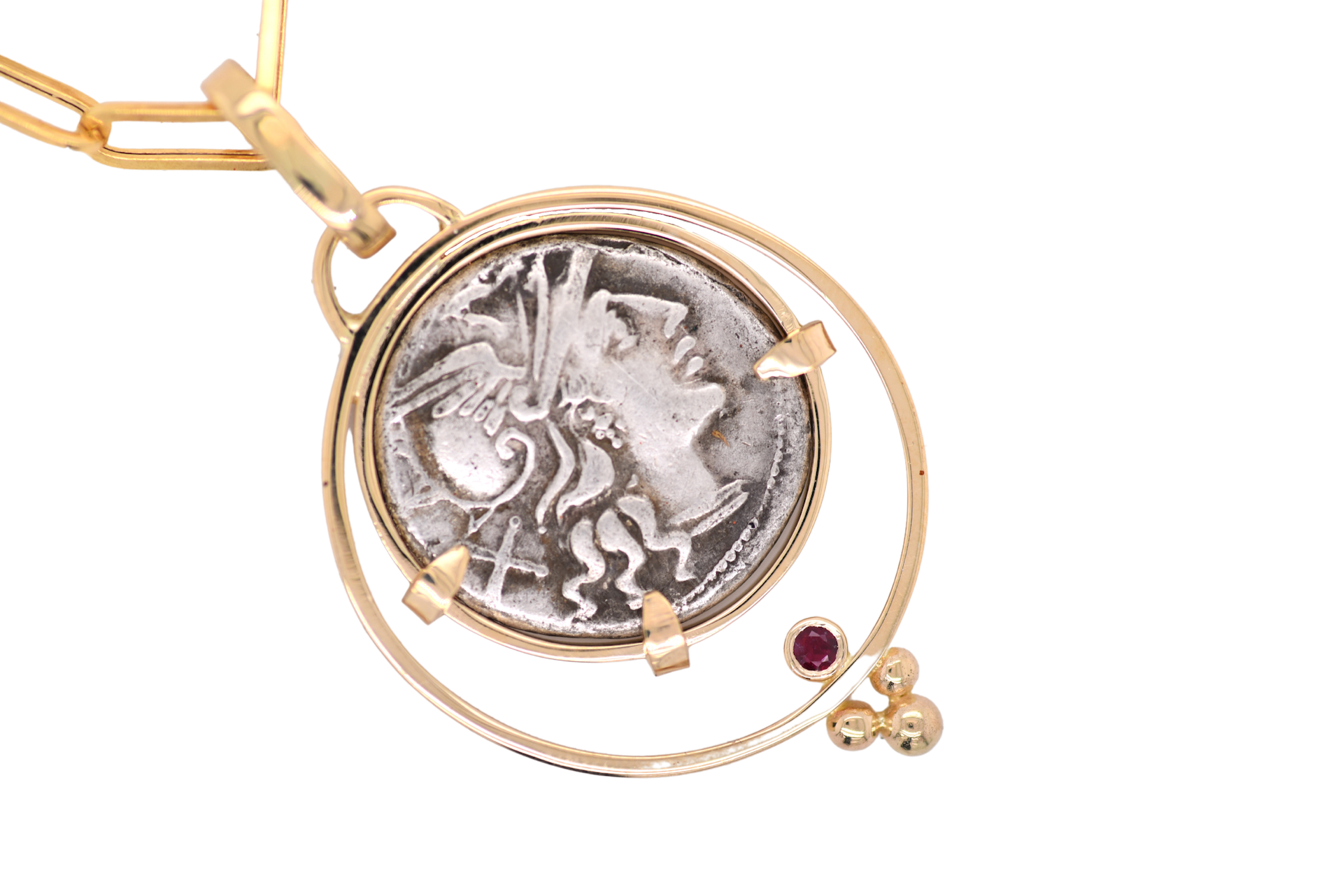 denarius necklace