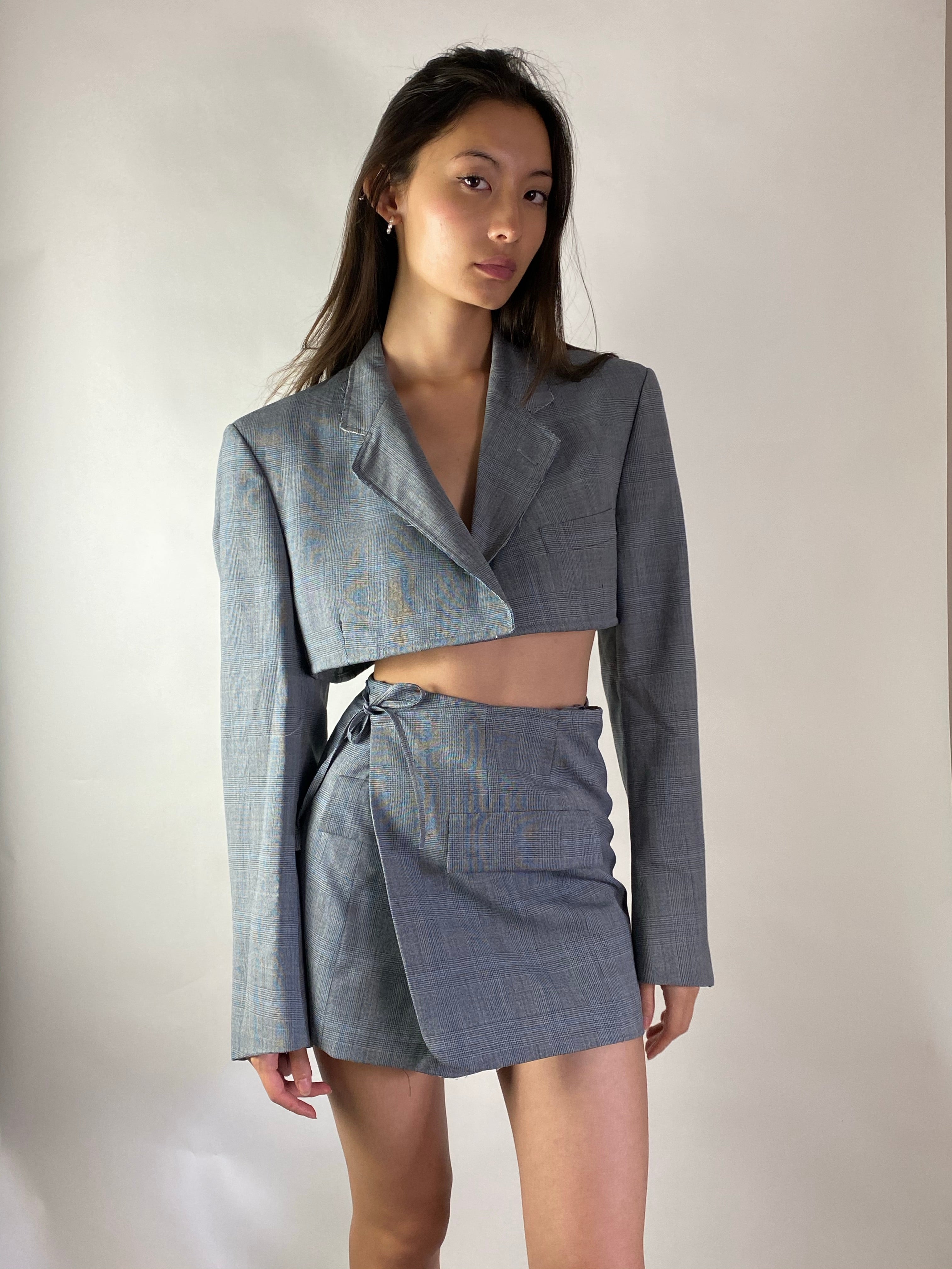 christian dior blazer and skirt