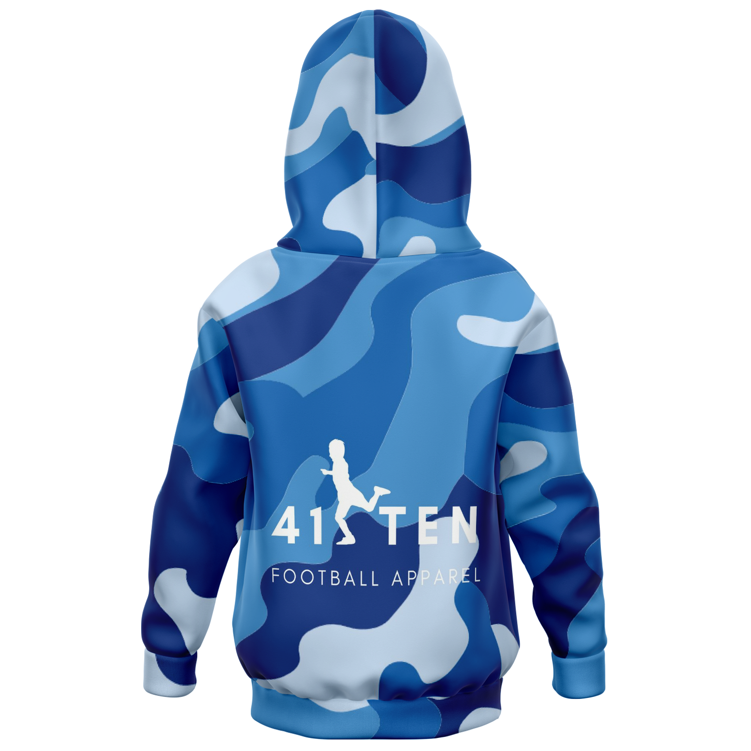 blue camo hoodie