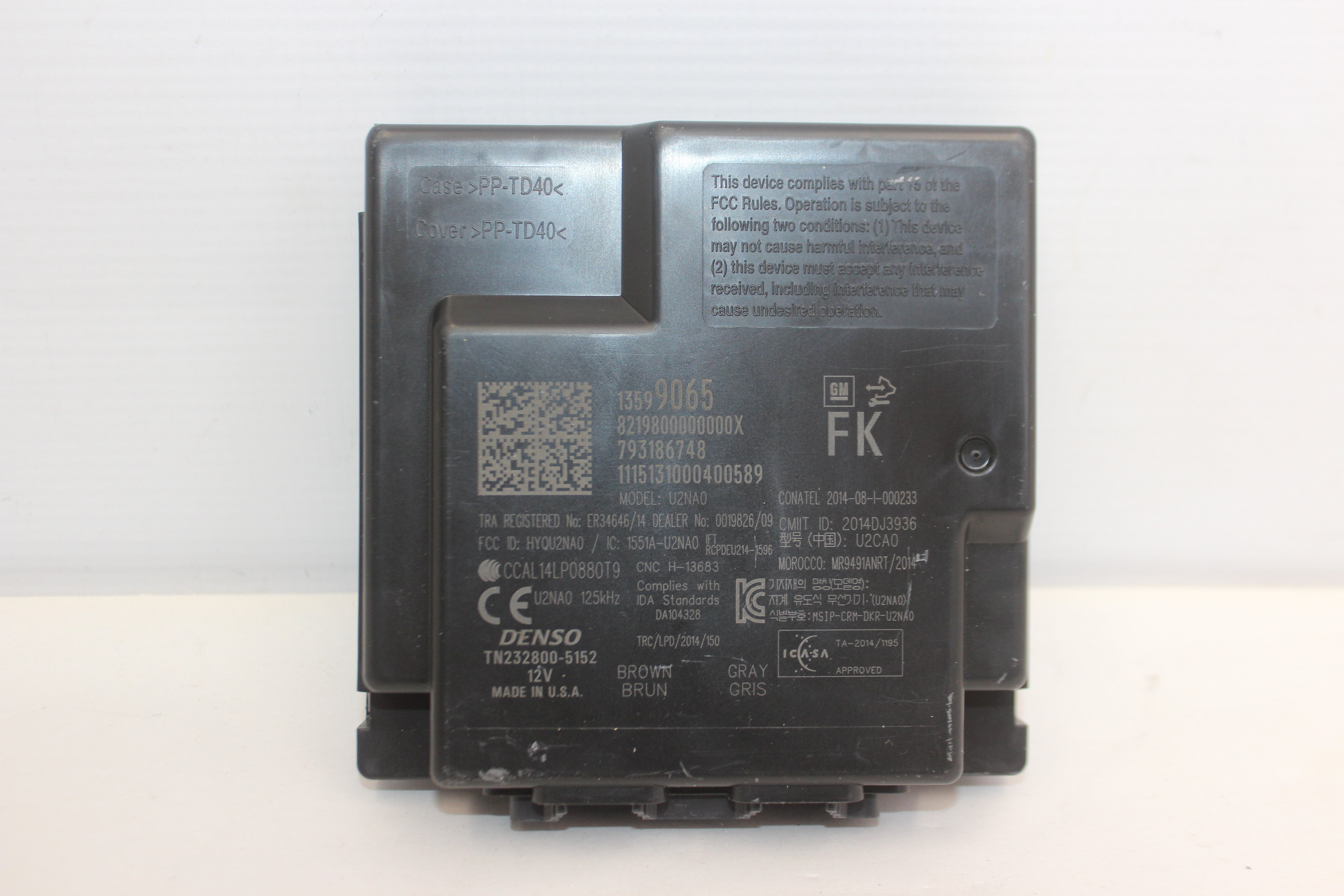 2016 Cadillac ATS-V Keyless Entry Control Module OEM