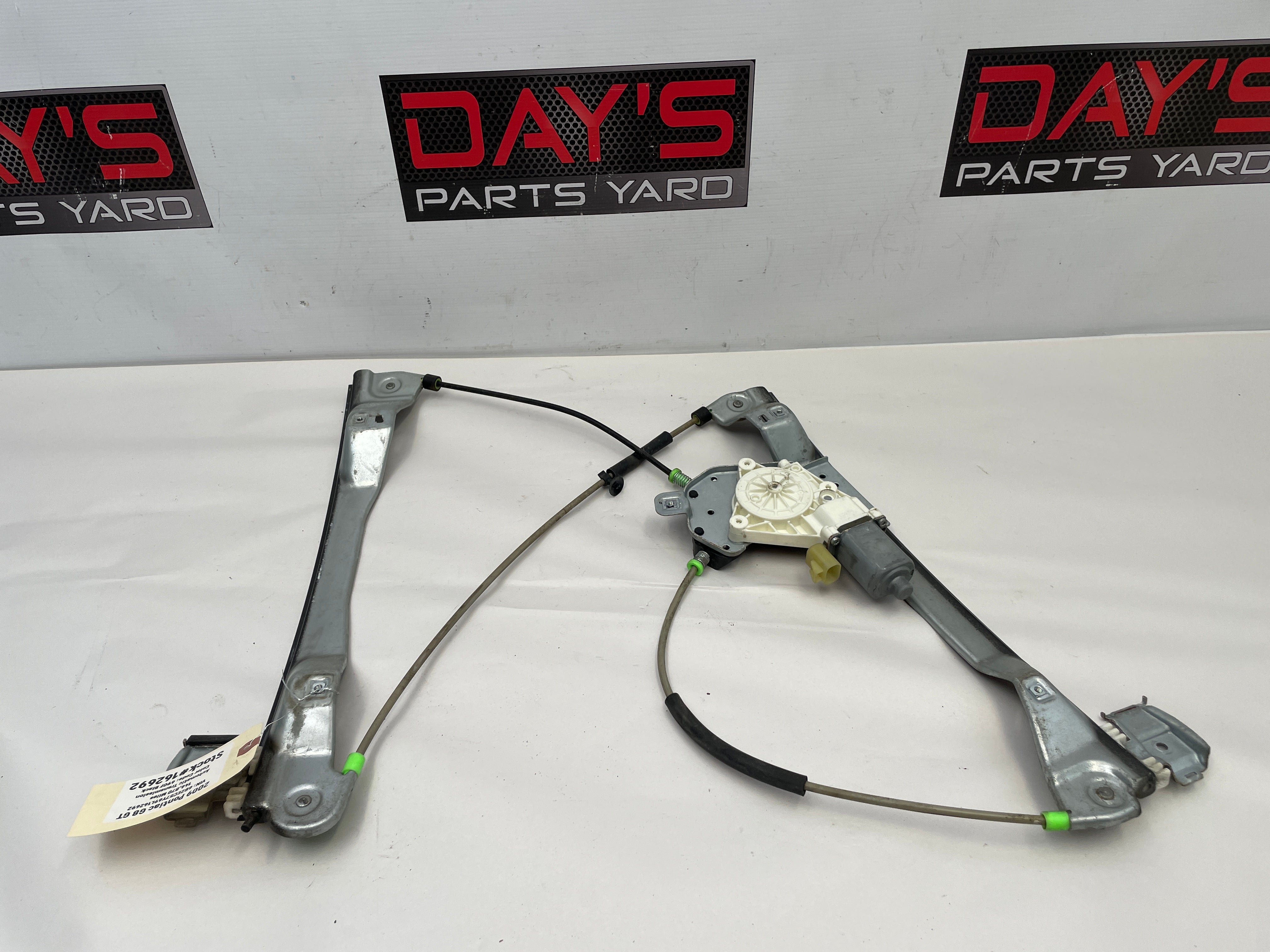 2009 Pontiac G8 Front LH Driver Door Window Regulator Motor OEM