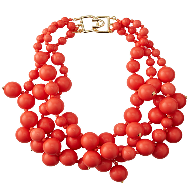 Coral Bauble Necklace – Gale Grant