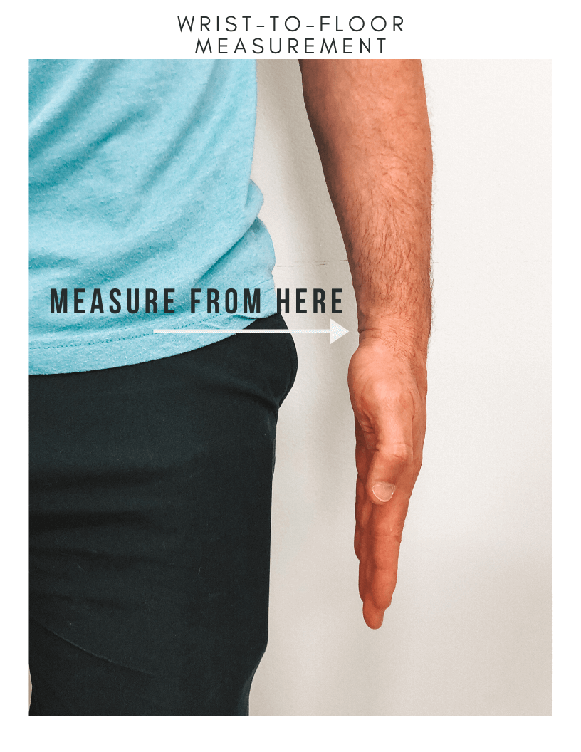 Wrist-to-Floor Measurement