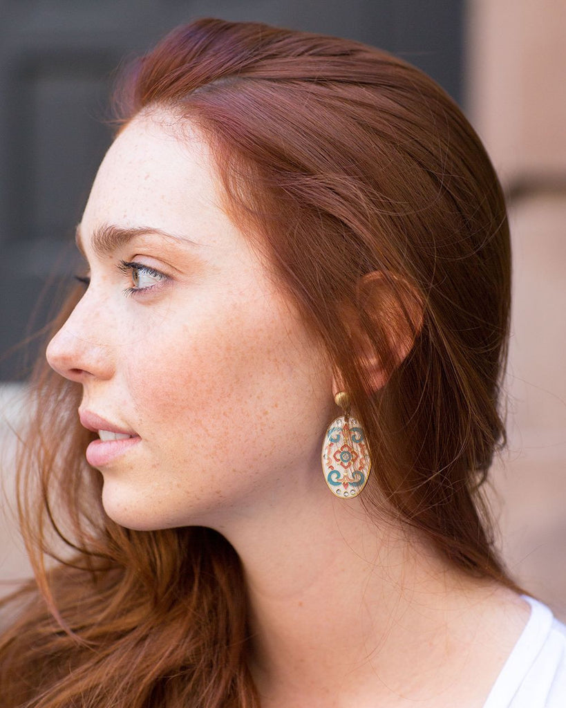 Barcelona Enamel Earrings – ALEKKA