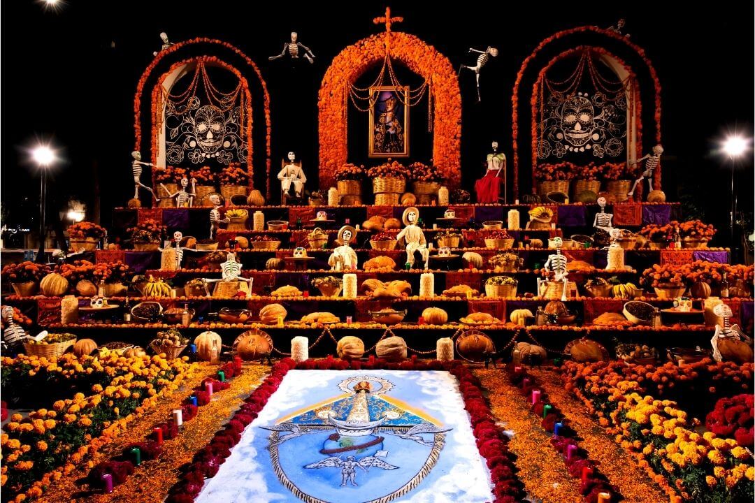 Altar Dia de los Muertos no Mexico