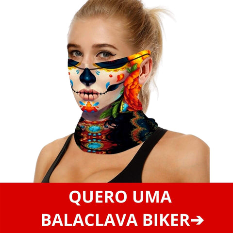 Balaclava Caveira Motociclista