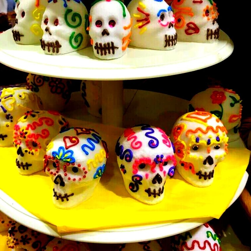 Calaveras de Açucar Dia de Los Muertos