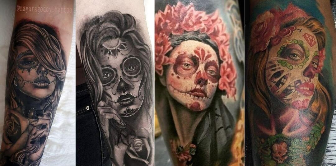 Tatuagens de Caveira Catrina