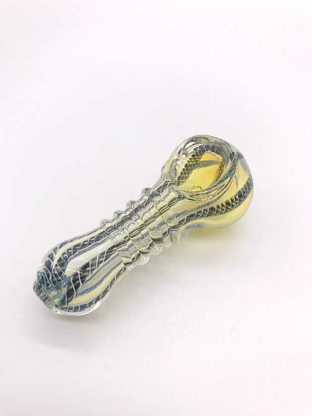 2.5 Inch Spiral Spoon Glass Hand Pipe Weed Bowl