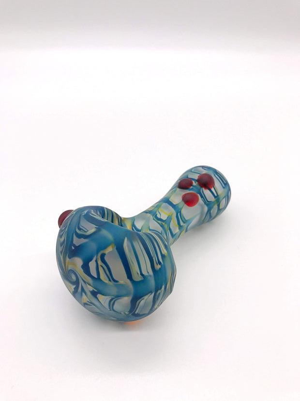 Hand Blown Glass Pipe, Galaxy Pipe, Spoon Pipe, Tobacco Pipe, Blue Pipe,  Pipes for Smoking, Smoking Bowl, Heady Pipe, Glass Smoking Pipe 
