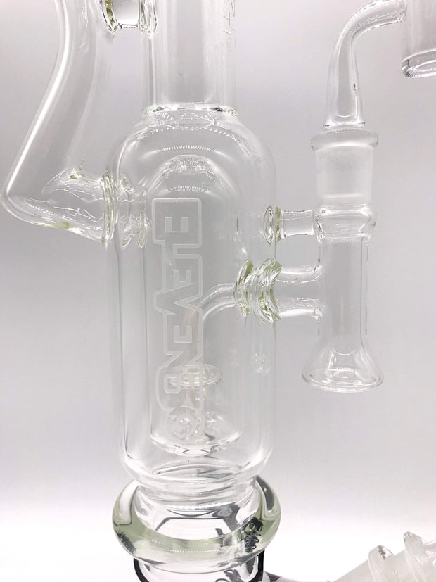 Glass Water Bong Pipe For Smoking Marijuana In White Studio