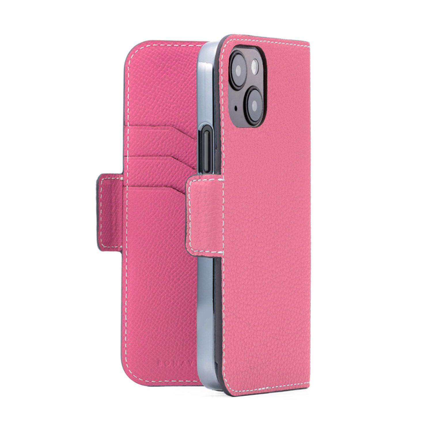 (iPhone 14) Stand Diary Case Shrink Leather