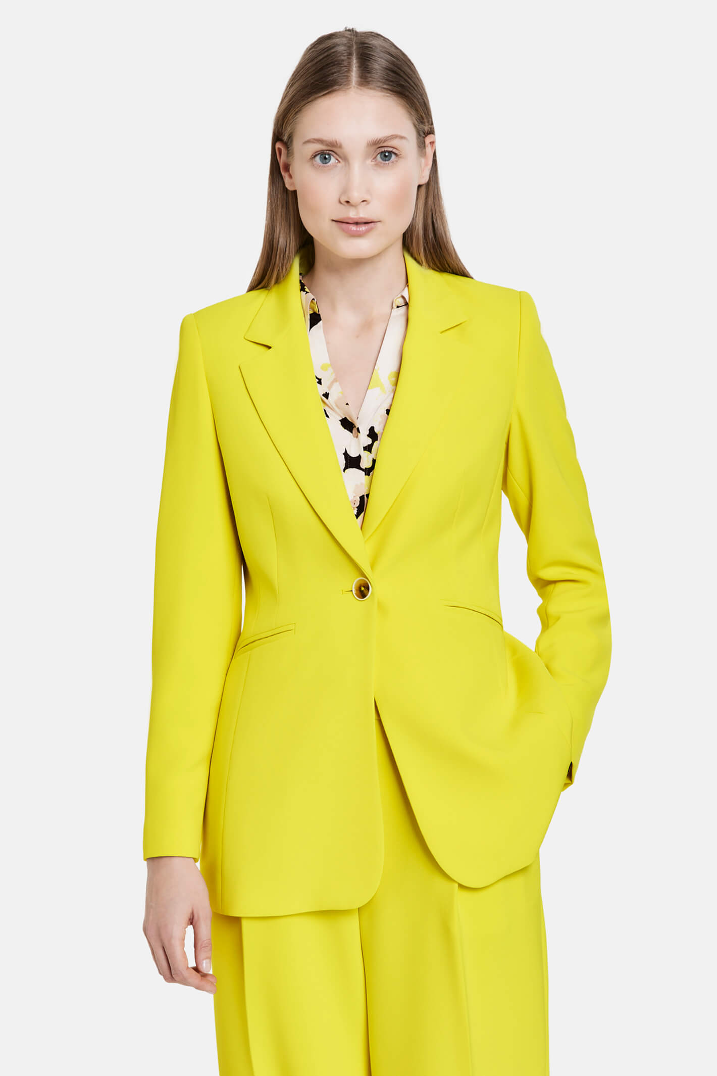Taifun 330303 Vibrant Lime One Button Jacket – Experience