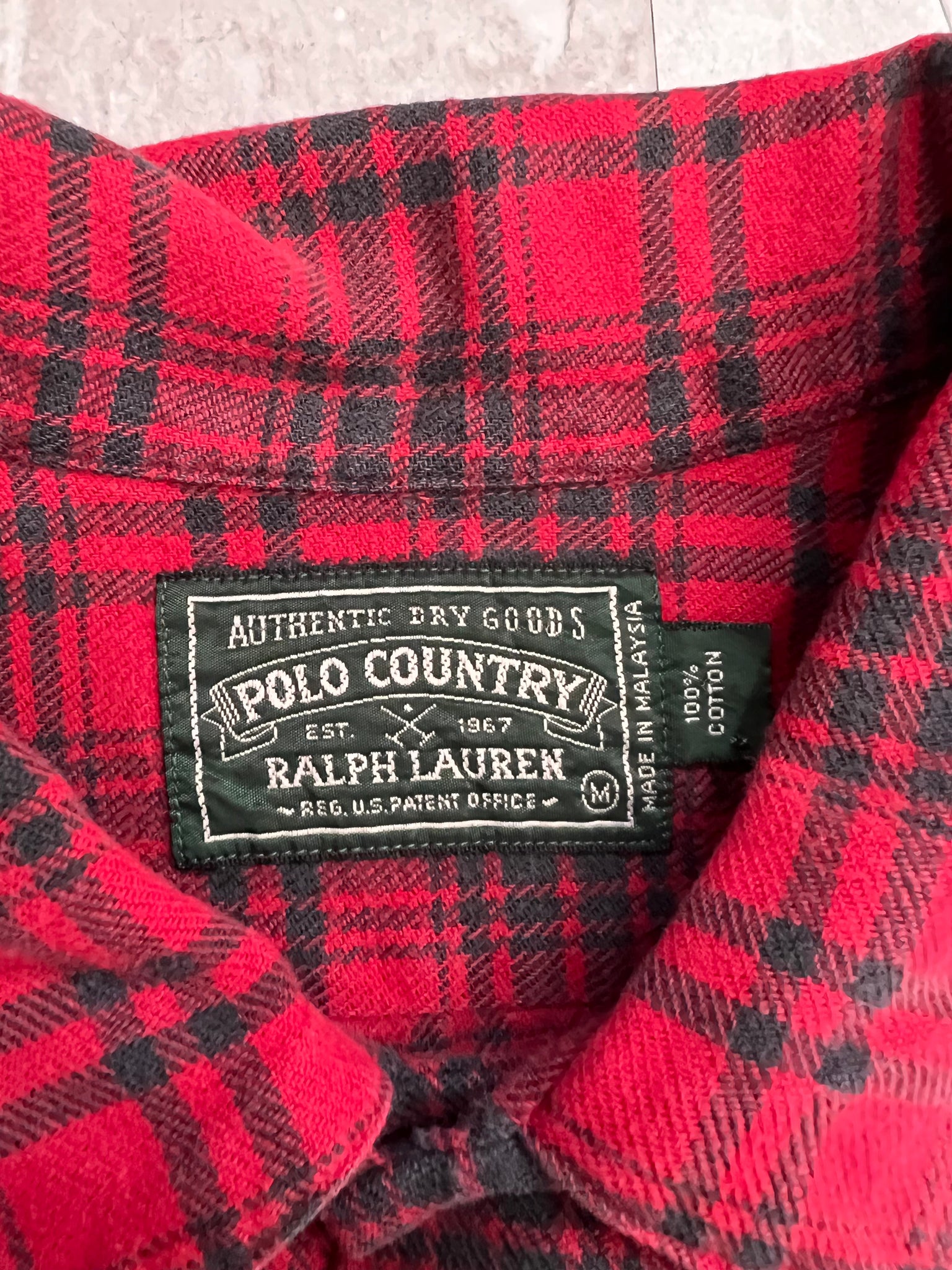 Ralph Lauren Polo Country plaid button down shirt L – Cash Only Vintage