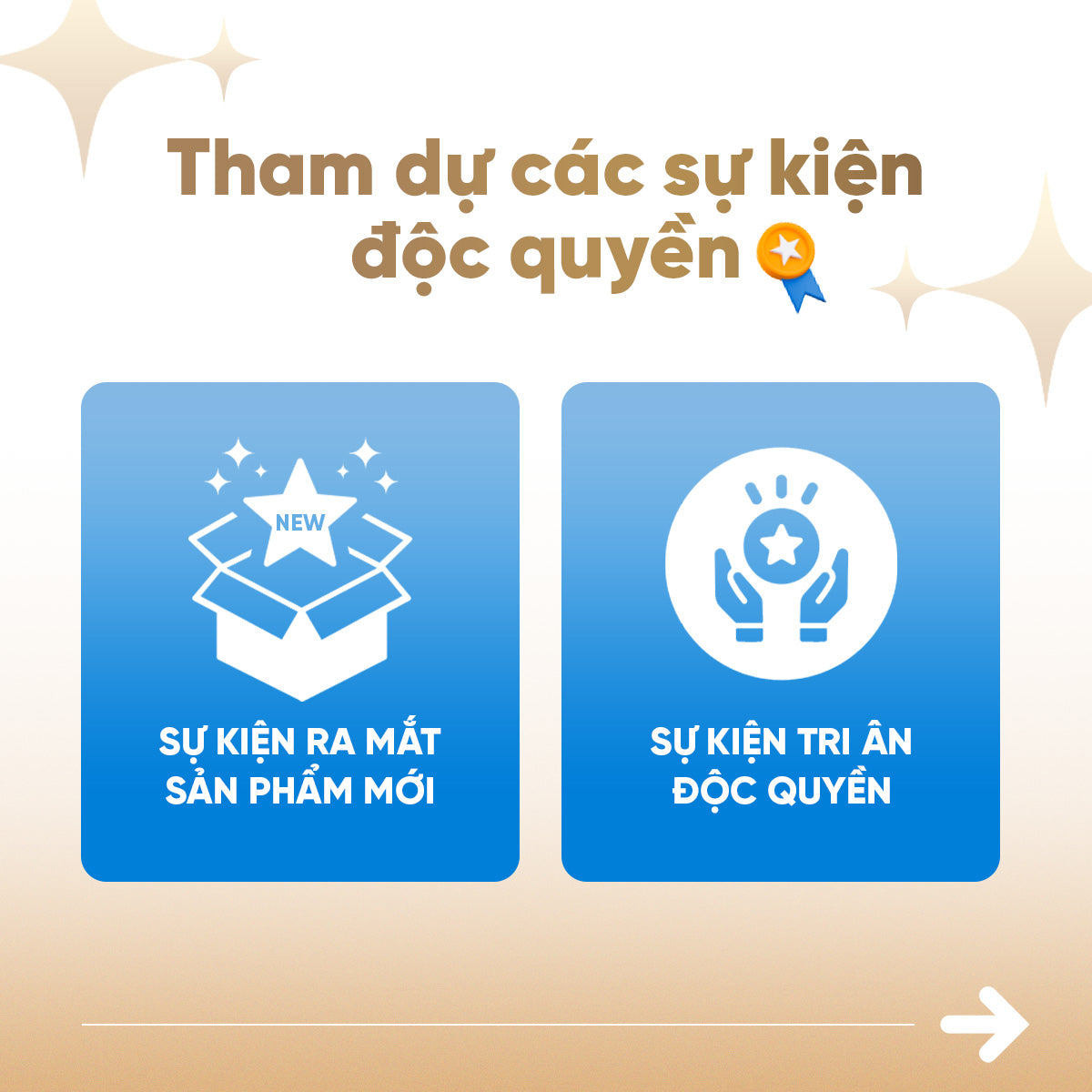 Sự kiện độc quyền