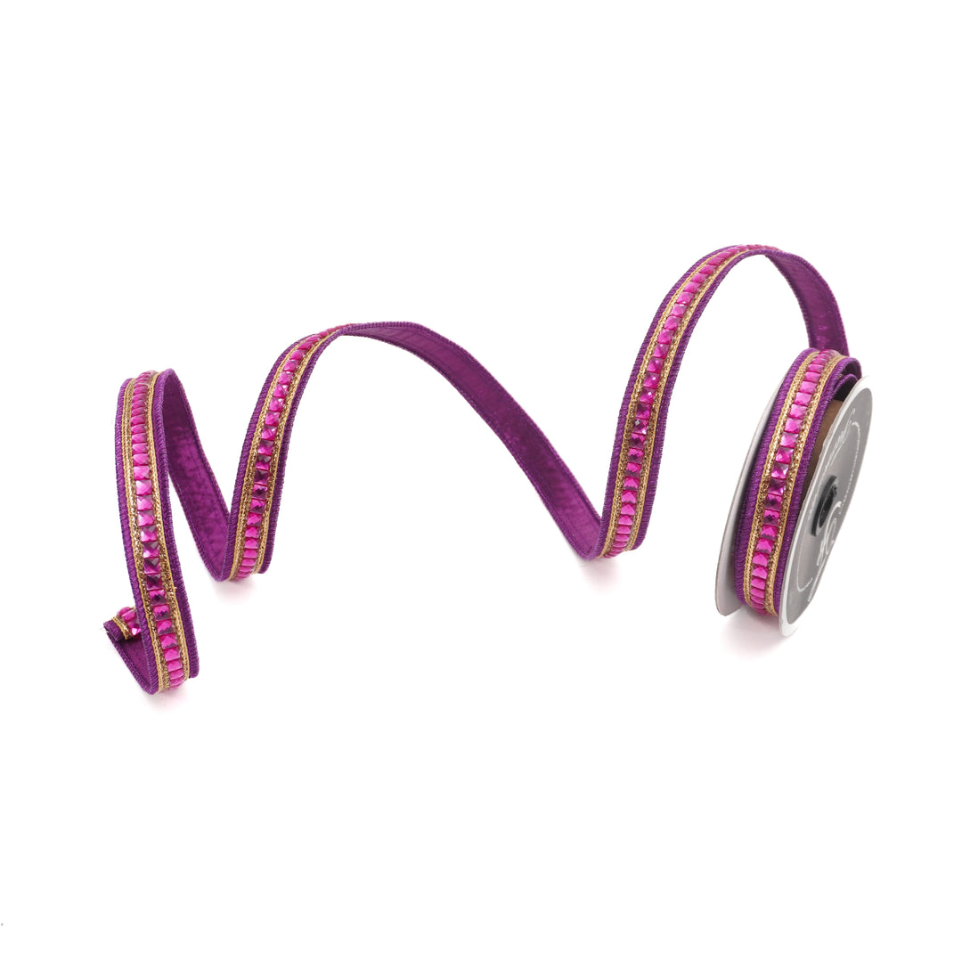 d. stevens 2.5 x 25 YD Hot Pink Taffeta Wired Ribbon – DecoratorCrafts