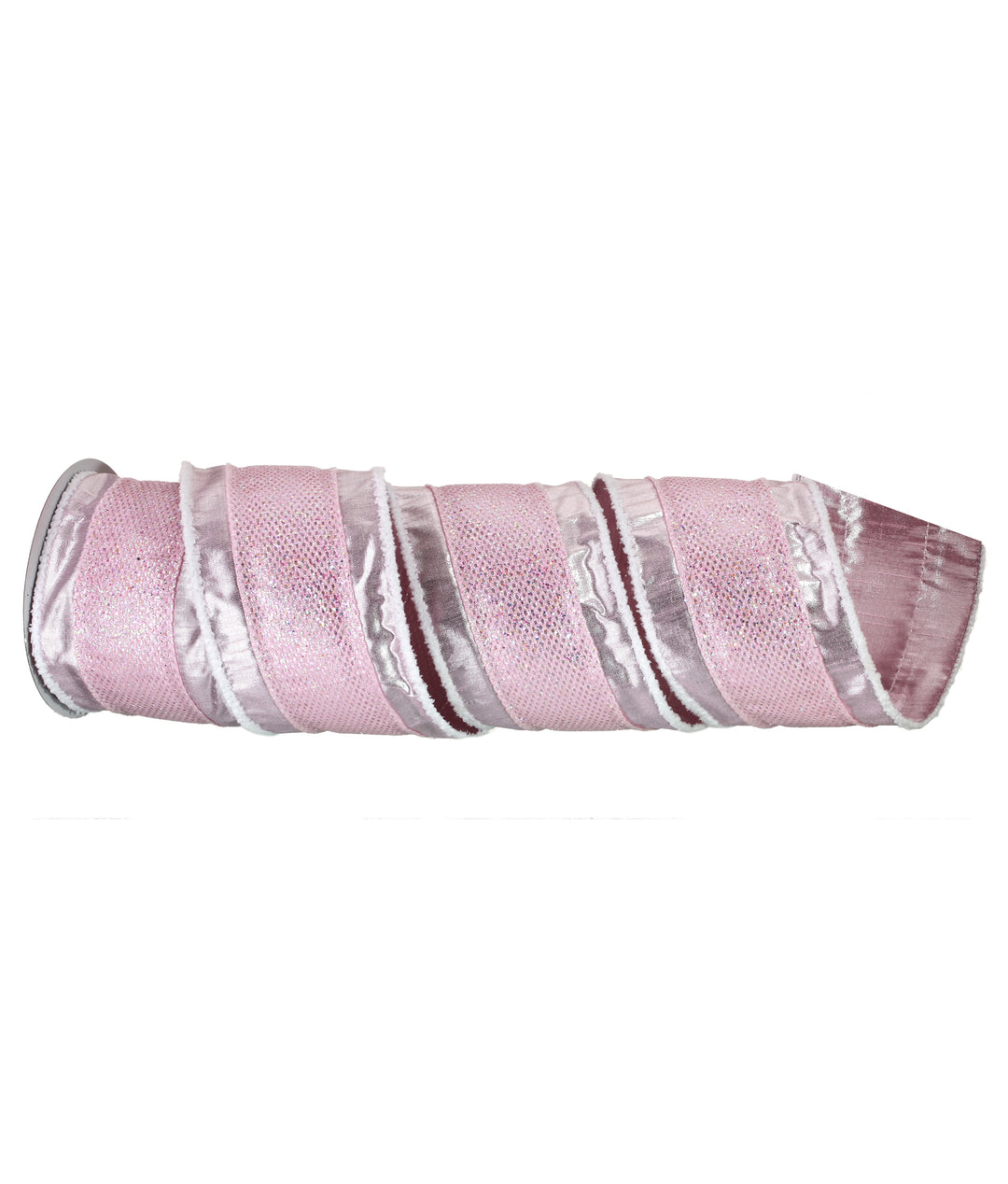 Regency 2.5 x 10 YD Pink Candy Glittered Wired Ribbon – DecoratorCrafts