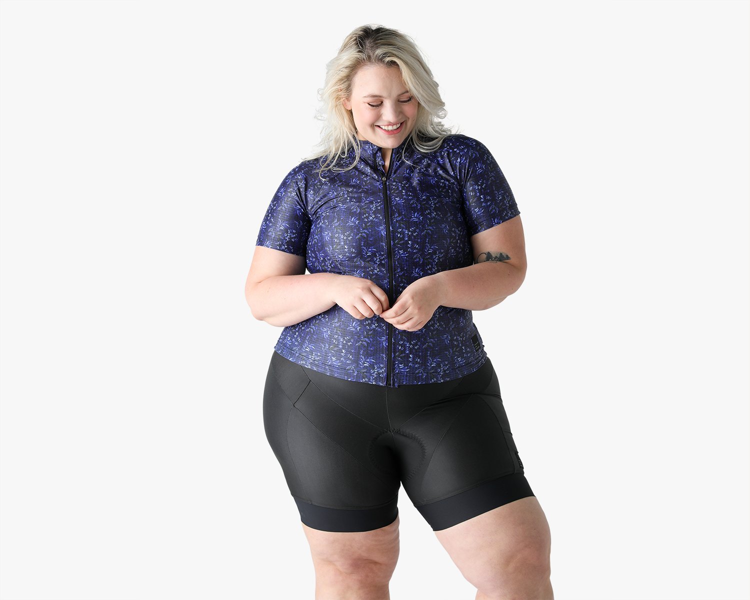 plus size padded cycling shorts