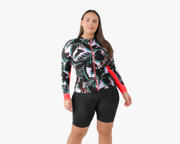 long sleeve cycling jersey sun protection