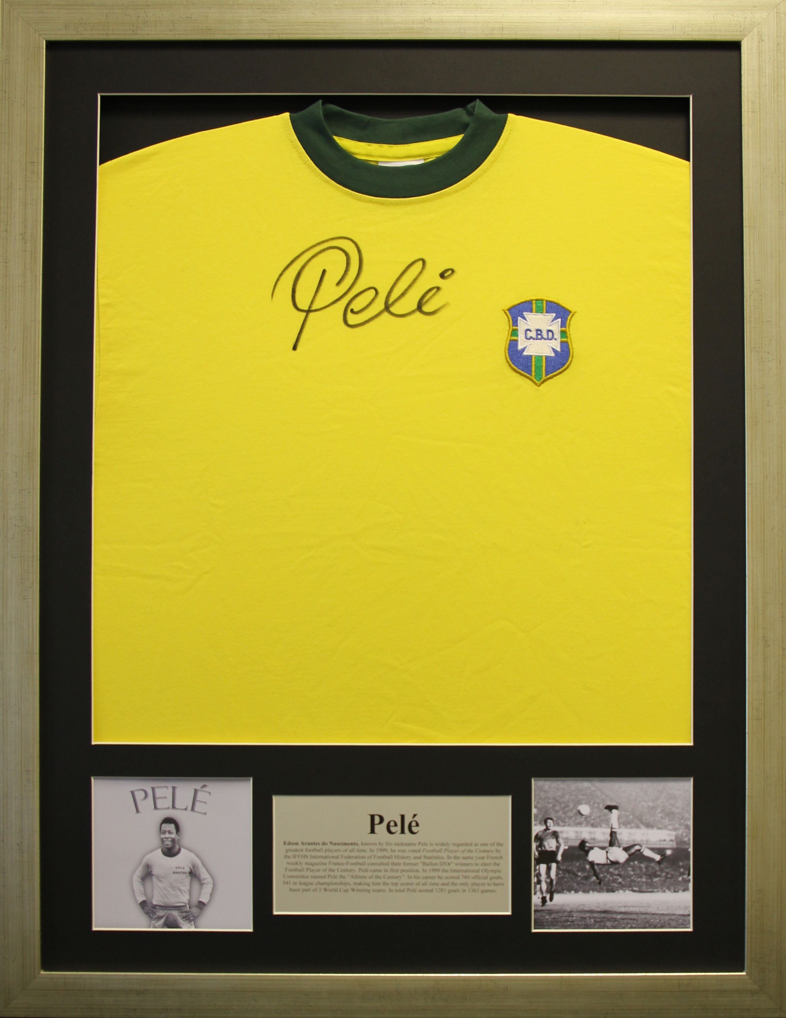 Pele signed shirt