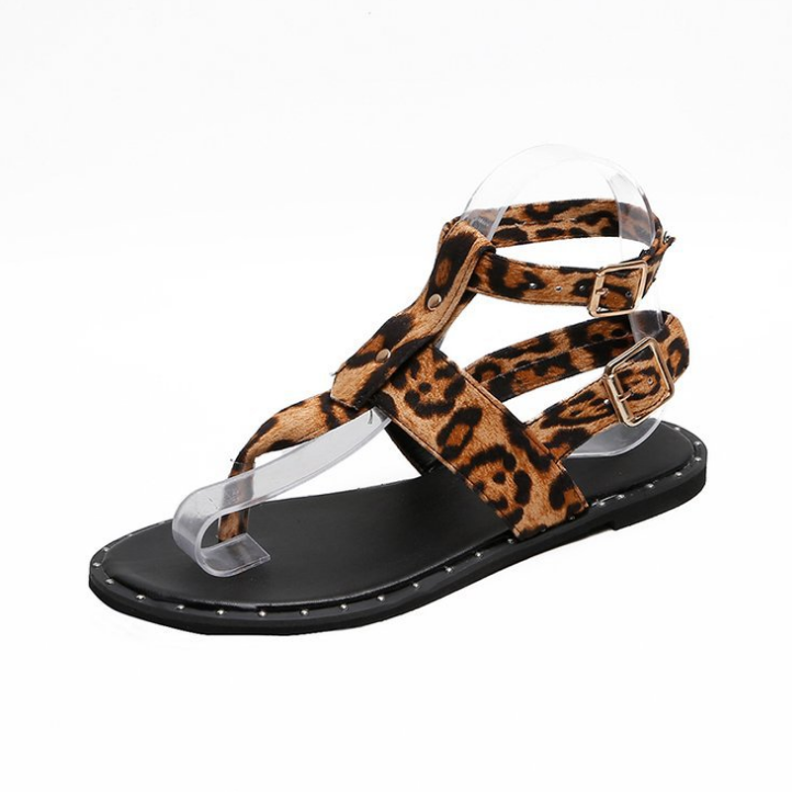 2020 New And Fashional Woman Casual Leopard Sandals – lokeeda