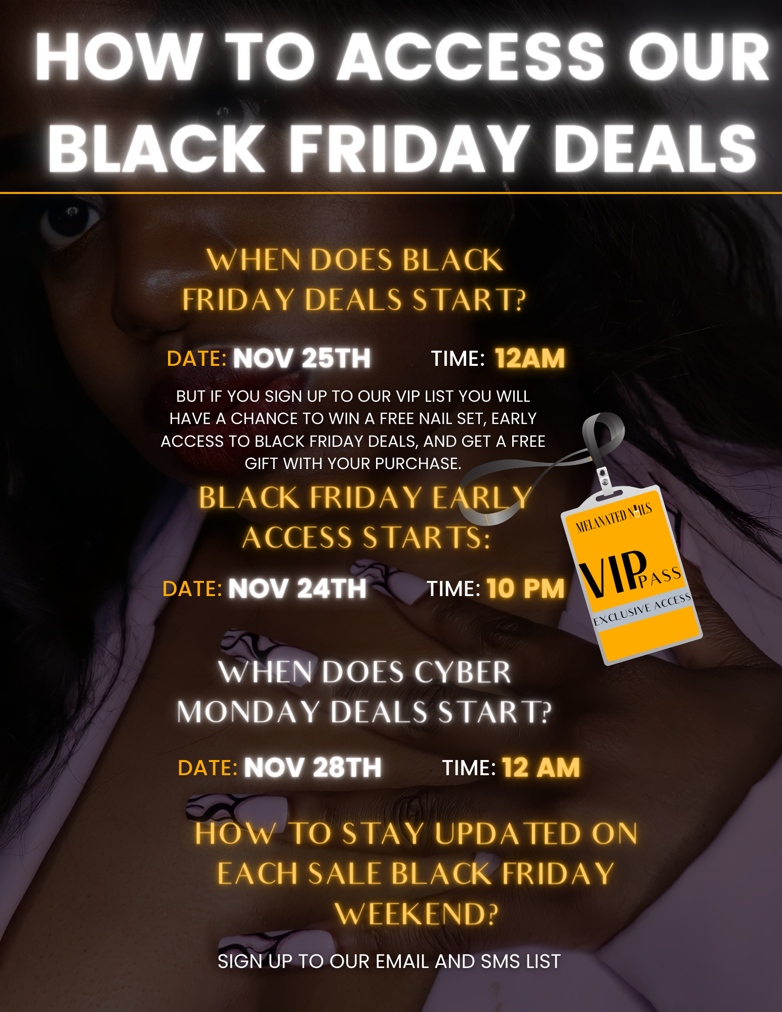 BLACK FRIDAY PRESS ON NAIL SALE