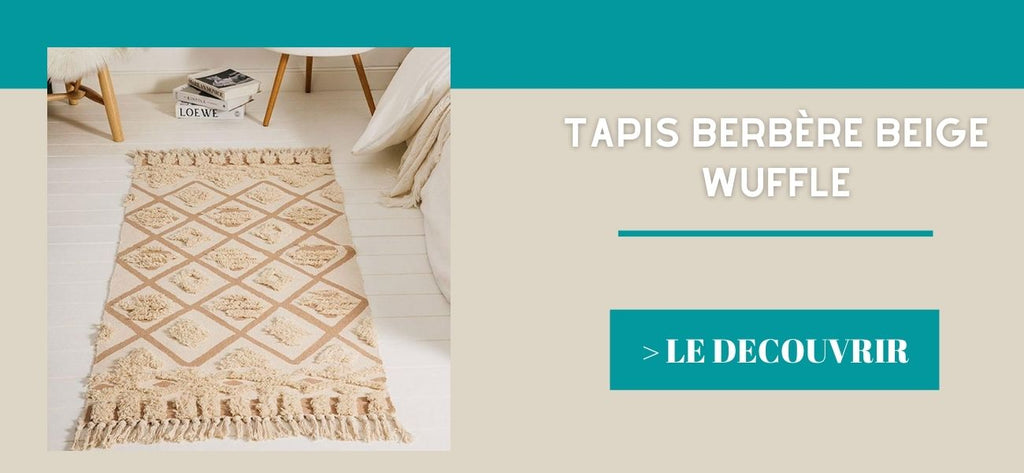 Tapis Berbère Beige Waffle