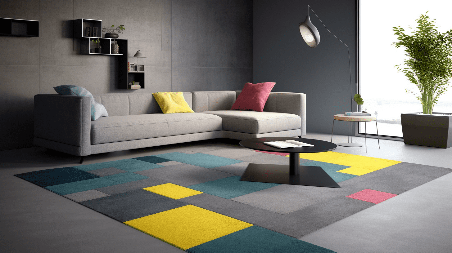 Choisir la bonne couleur de tapis avec un canapé gris