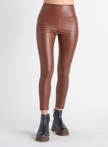 Dex High Waisted Plus Size Faux Leather Leggings – S.O.S Save