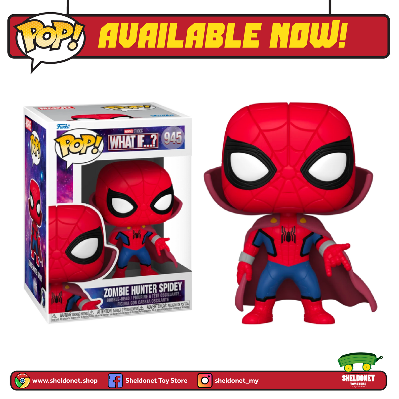 zombie hunter spidey funko pop